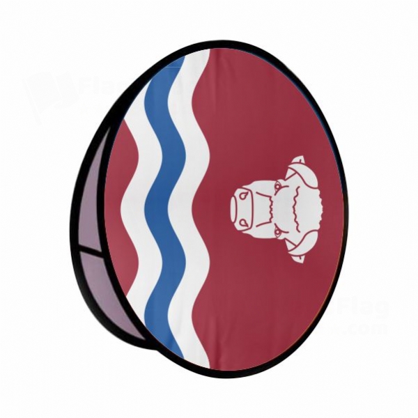 Herefordshire Round Cloth Banner Display Stands