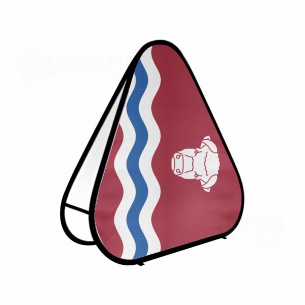 Herefordshire Triangle Fabric Banner Display Stands