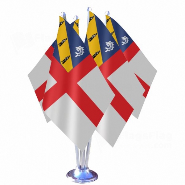 Herm Quadruple Table Flag