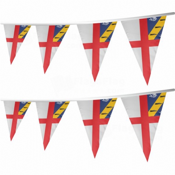 Herm Stringed Triangle Flag