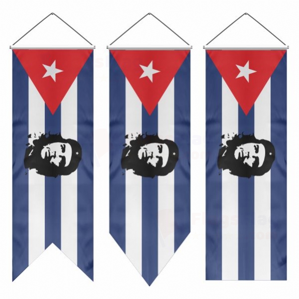 Hero Of The Cuban Revolution E� Che Ernesto Guevara Swallowtail Flags