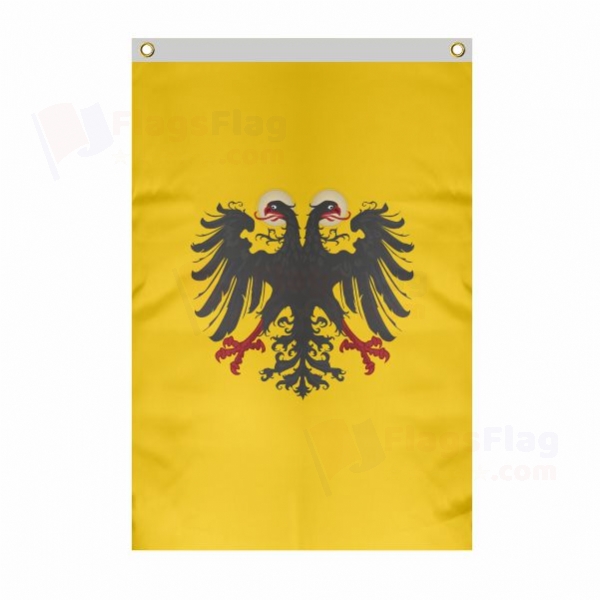 Holy Roman Empire Large Size Flag Hanging on Building