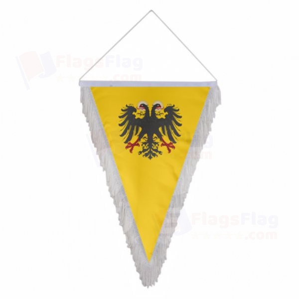 Holy Roman Empire Triangle Fringed Streamers