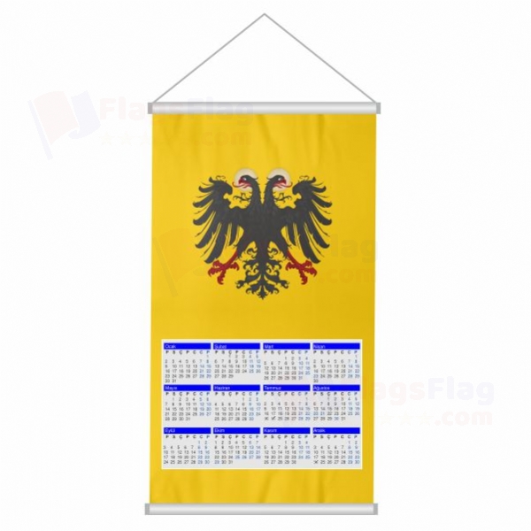 Holy Roman Empire Woven Fabric Digital Printing Calendar