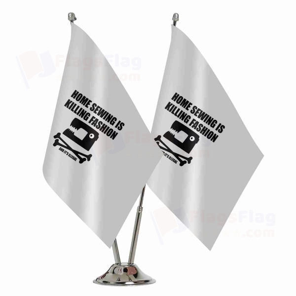 Home Sewing Binary Table Flag