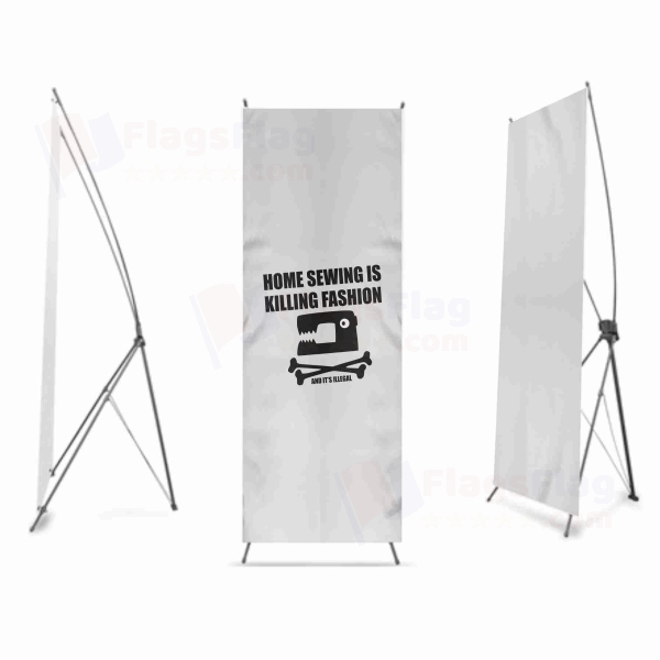 Home Sewing Digital Print X Banner