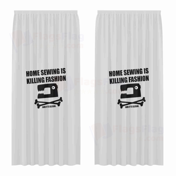 Home Sewing Digital Printed Curtains