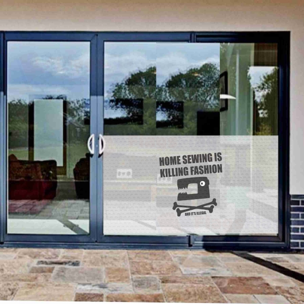 Home Sewing Glass Film Home Sewing One Way Vision Printing