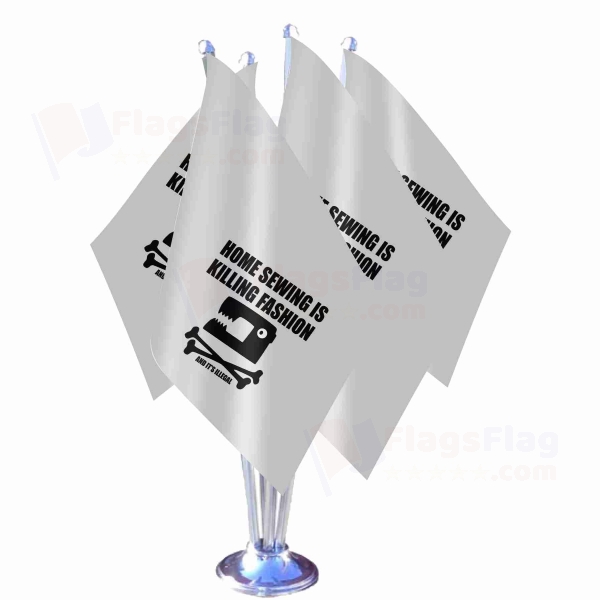 Home Sewing Quadruple Table Flag