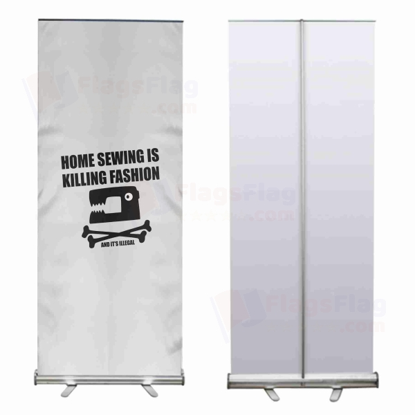 Home Sewing Roll Up Banner