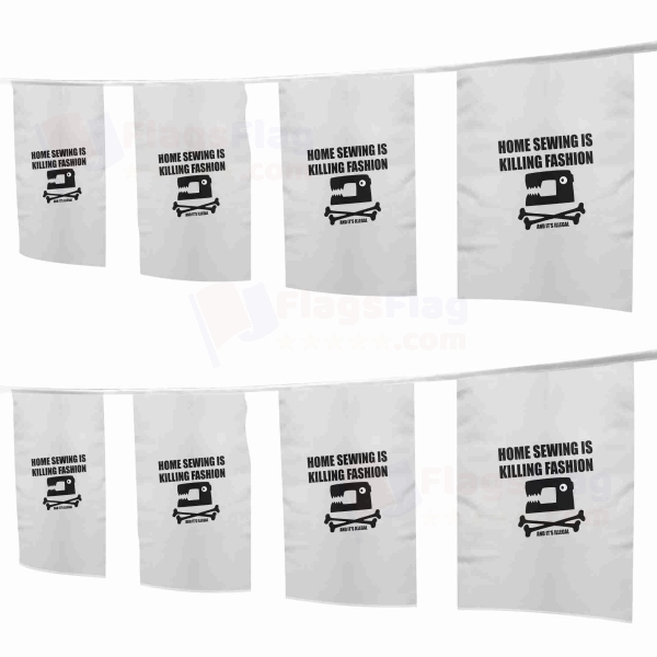 Home Sewing Square String Flags