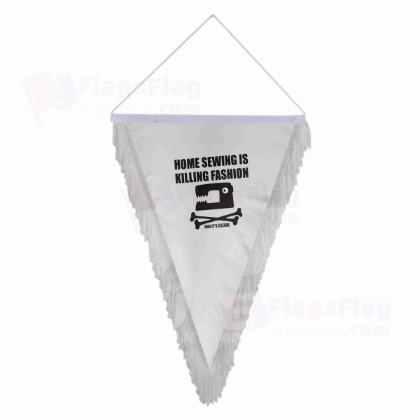 Home Sewing Triangle Fringed Streamers