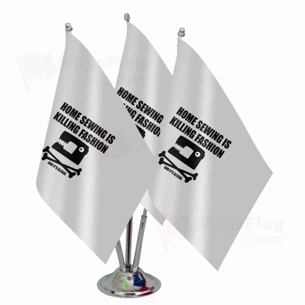 Home Sewing Triple Table Flag