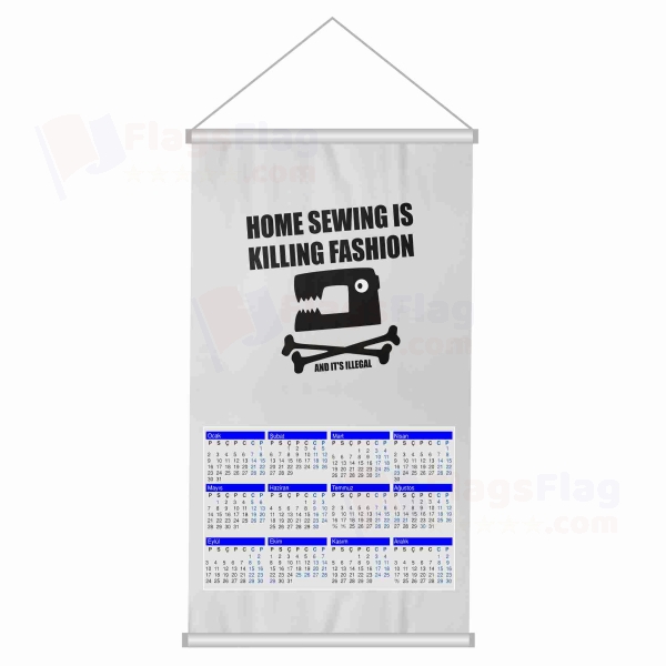 Home Sewing Woven Fabric Digital Printing Calendar