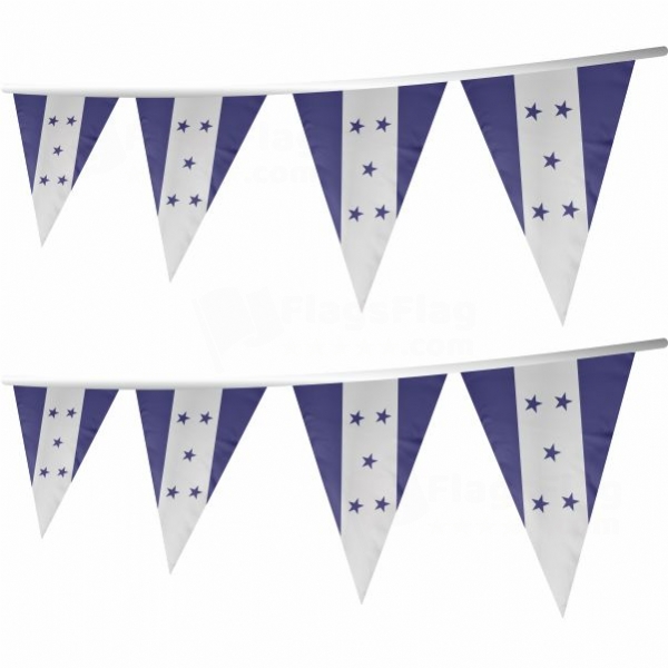 Honduras Stringed Triangle Flag