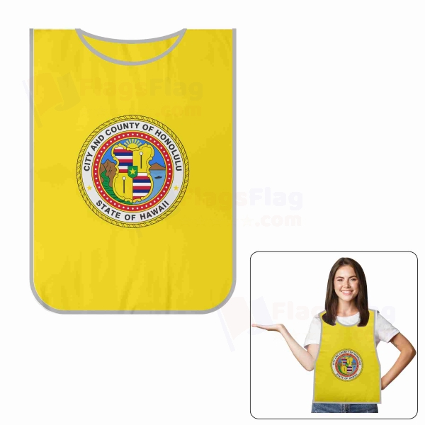 Honolulu Hawaii Single Use Strike Apron