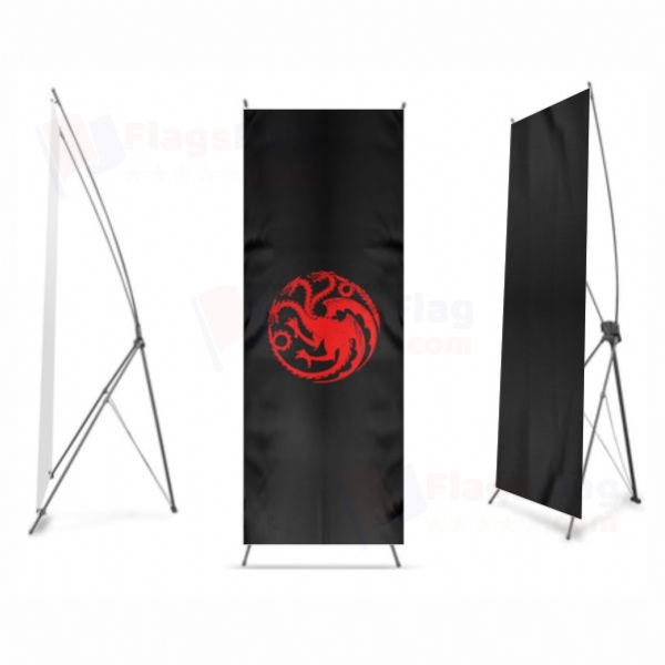 House Targaryen Digital Print X Banner