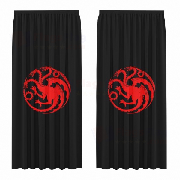 House Targaryen Digital Printed Curtains