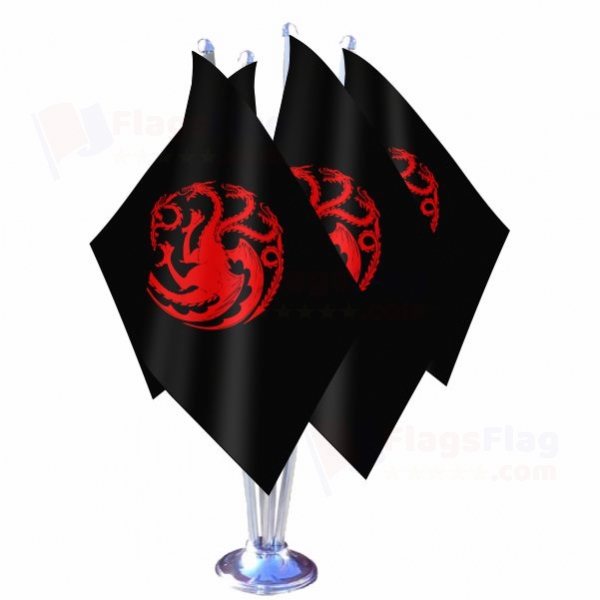 House Targaryen Quadruple Table Flag