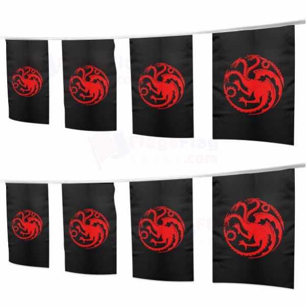 House Targaryen Square String Flags