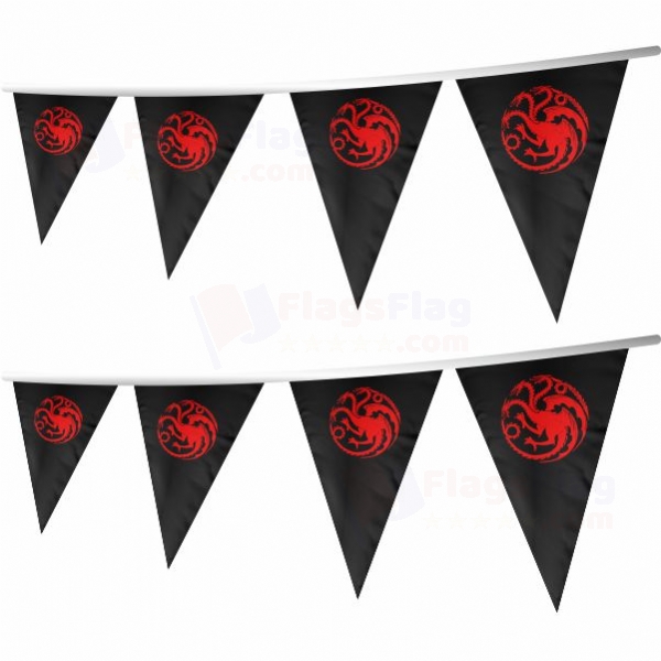 House Targaryen Stringed Triangle Flag