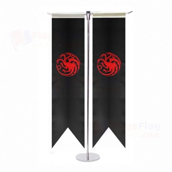 House Targaryen T Table Flags