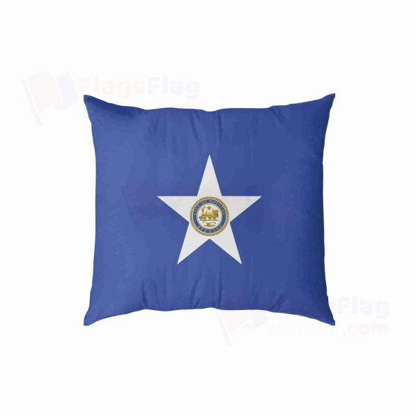 Houston Digital Printed Pillow Cover