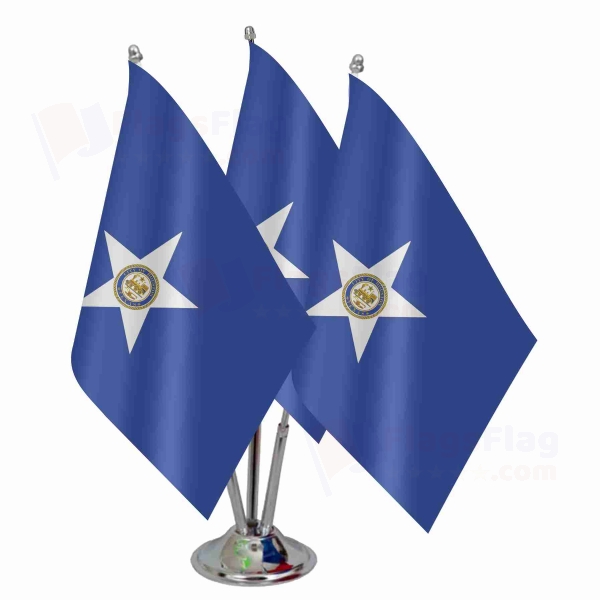 Houston Triple Table Flag
