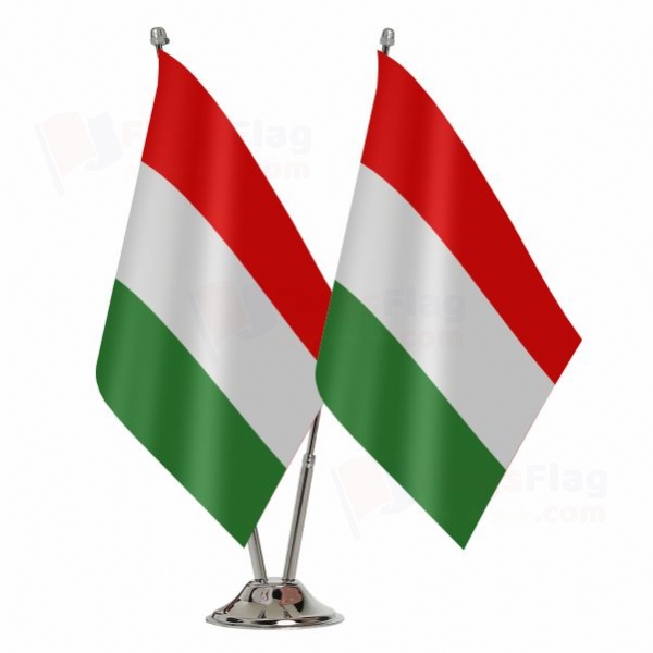 Hungary Binary Table Flag