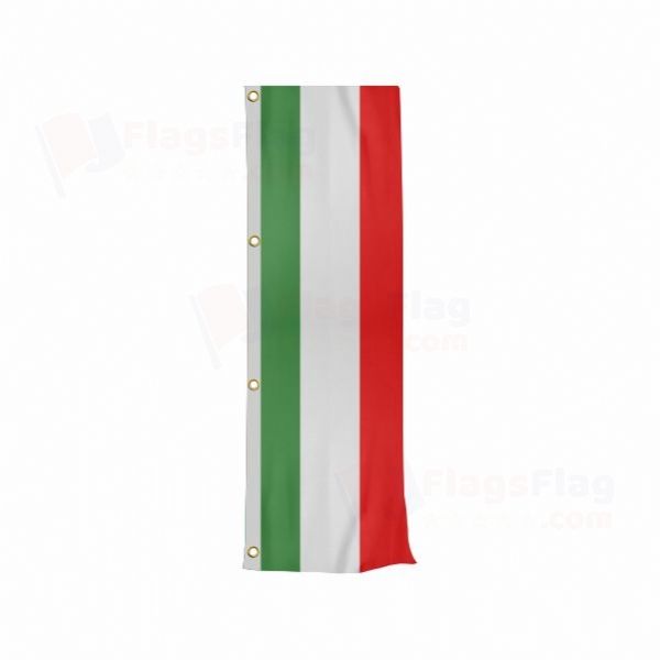 Hungary Vertically Raised Flags