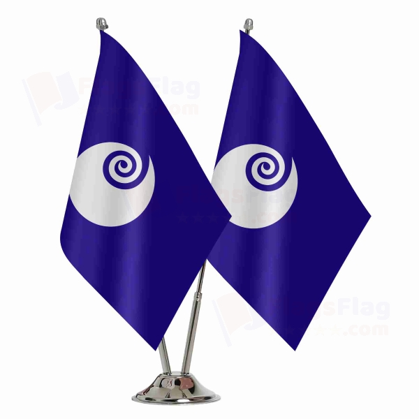 Ibaraki Prefecture 2 Table Flags