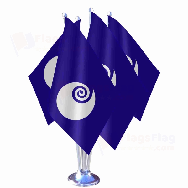 Ibaraki Prefecture Quadruple Table Flag