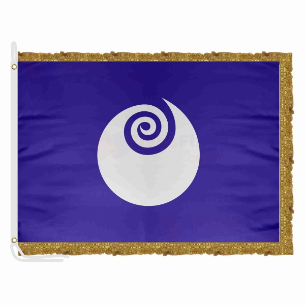 Ibaraki Prefecture Satin Office Flag