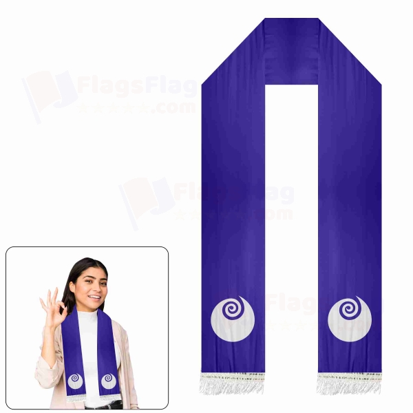 Ibaraki Prefecture Scarf Digital Printing