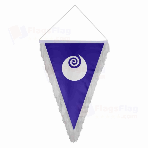 Ibaraki Prefecture Triangle Fringed Streamers