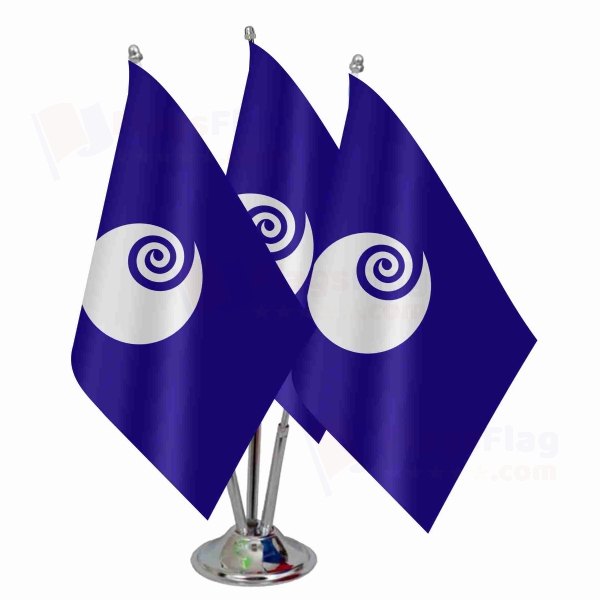 Ibaraki Prefecture Triple Table Flag