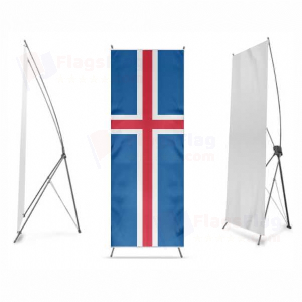 Iceland Digital Print X Banner