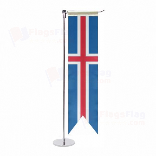 Iceland L Table Flag