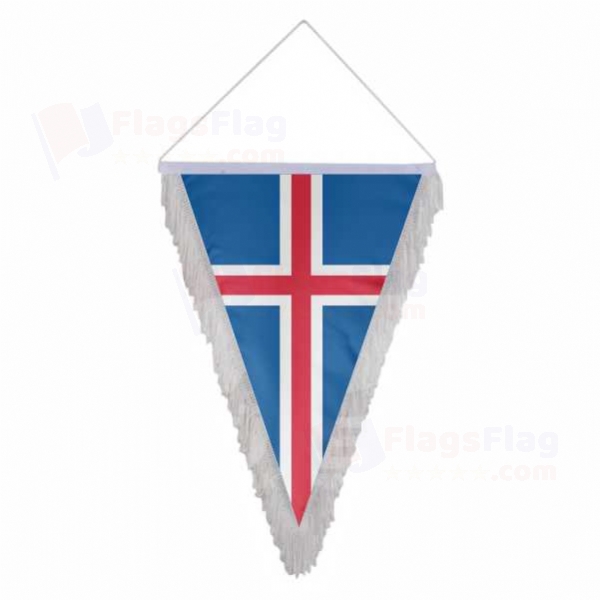 Iceland Triangle Fringed Streamers