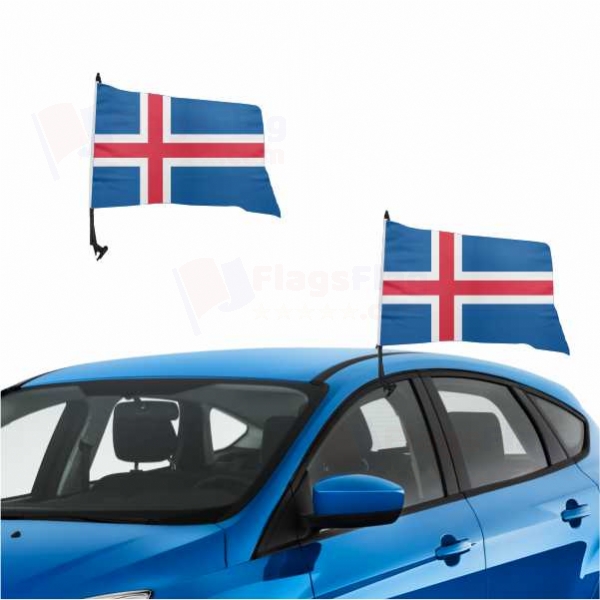 Iceland Vehicle Convoy Flag