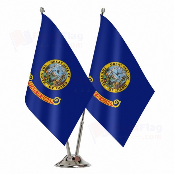 Idaho 2 Table Flags