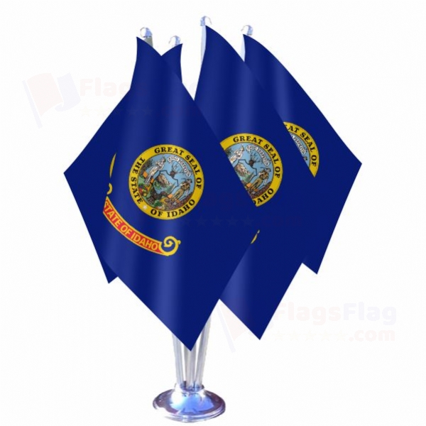 Idaho Quadruple Table Flag