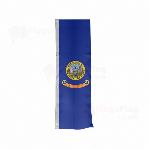 Idaho Vertically Raised Flags