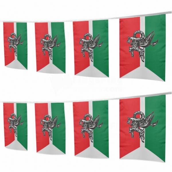 Idil Bulgarians Square String Flags