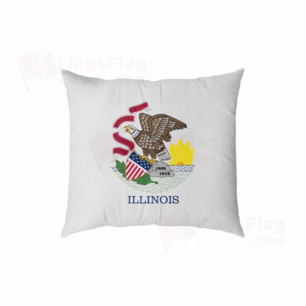 Illinois Digital Printed Pillow Cover