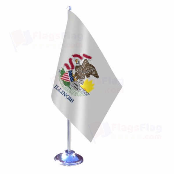 Illinois Single Table Flag