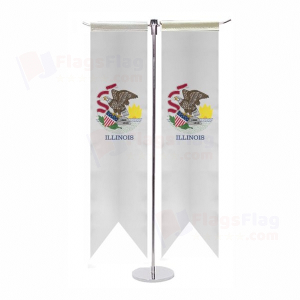 Illinois T Table Flag
