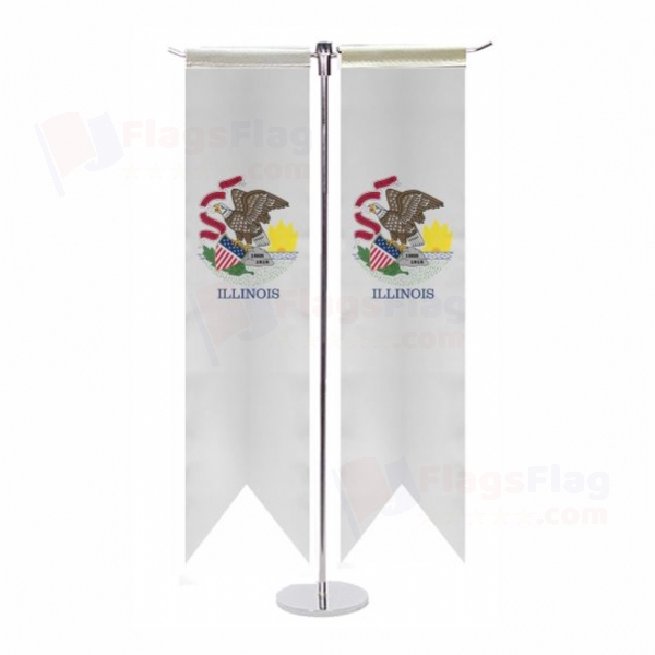 Illinois T Table Flags