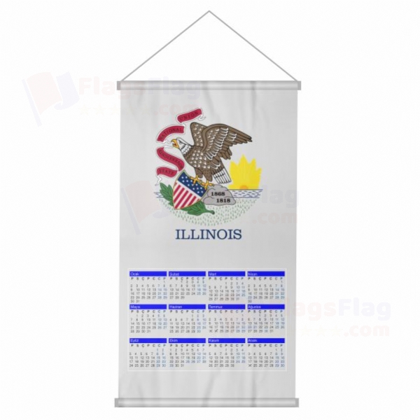 Illinois Woven Fabric Digital Printing Calendar