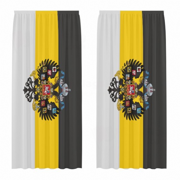 Imperial Standard Of The Emperor Of Russia Digital Printed Curtains